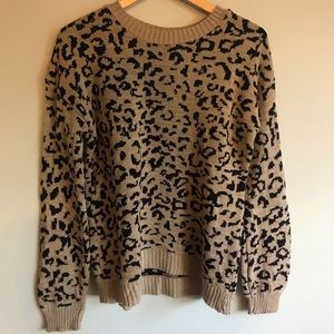 Kirra Leopard print sweater
